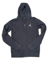 Michael AIR Jordan Jumpman Hooded Sweatshirt, Men's Sz M, Full Zip, Black