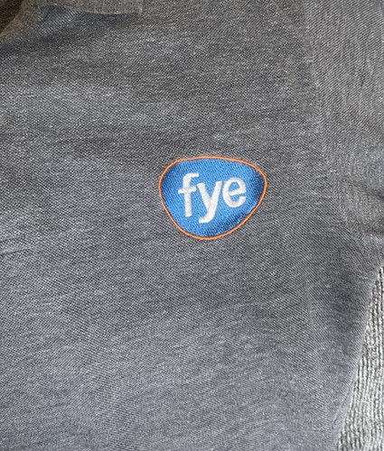 fye Uniform Shirt Employee Polo Record Store Staff Rare EX Condition