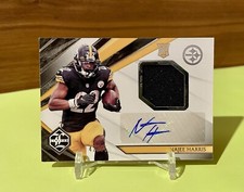 Najee Harris RPA /75 RC Auto 2021 Panini Limited Rookie- Patch- Autograph #113
