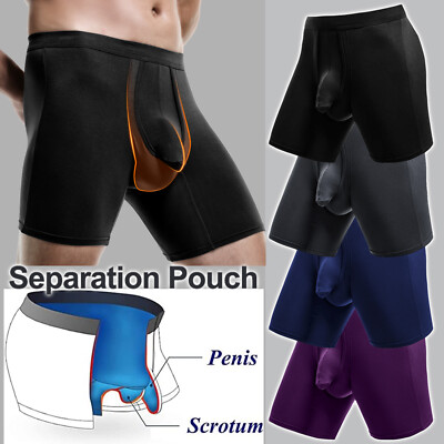 Herren Bulge Enhancing Pouch Unterwäsche Männer Modal Boxershorts 1-3er Pack