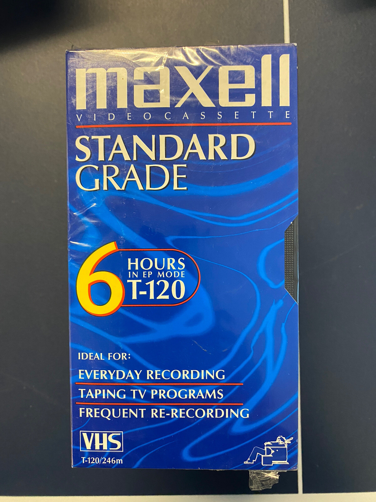 Maxell T120 Standard Grade 6 HR Video Tapes 6 NEW & Sealed Blank VHS