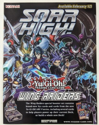 Yu-Gi-Oh Wing Raiders Print Ad Game Poster Art PROMO Original