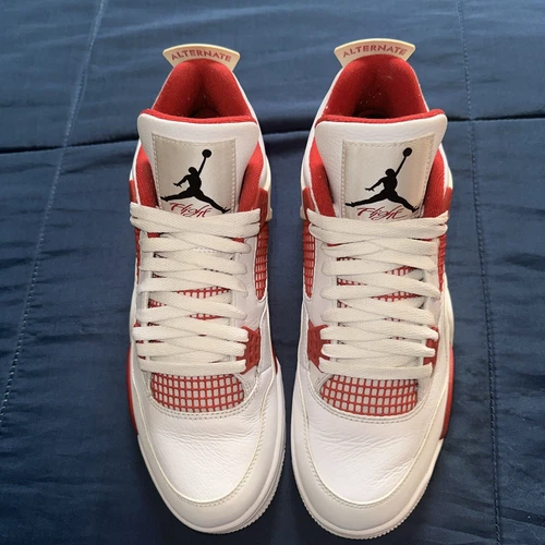Size 10.5 - Air Jordan 4 Retro Red Metallic