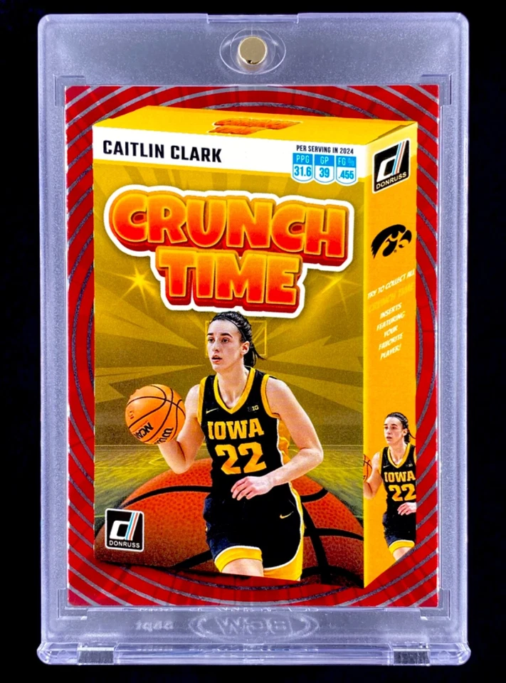 凯特林·克拉克 RED SHOCK 新秀 Panini Donruss 2023 - 24 遥控卡 - IOWA — 第 3/4 张图片