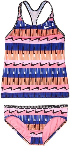 Nike 266263 Girl's Clash Racerback Tankini Set Swimwear Size XL - Picture 2 of 2