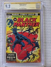 Jungle Action #8 CGC SS 9.2 NM- Signed Roy Thomas Origin Black Panther