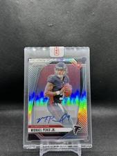 Michael Penix Jr 2024 Panini Prizm Silver Auto #378 Rookie RC Atlanta Falcons