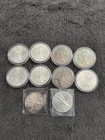 Lot of 10 Walking Liberty American Eagle Coins .999 Fine Silver