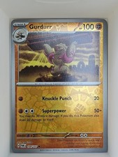 104/167 Gurdurr : (Reverse Holo) Card : Twilight Masquerade Pokemon TCG