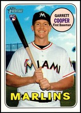 2018 Topps Heritage High Number #563 Garrett Cooper RC - Rookie Card Ma ID:38595