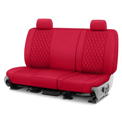 For Ford Explorer Sport Trac 04-05 Seat Cover Diamond Quilted 2nd Row Red Custom