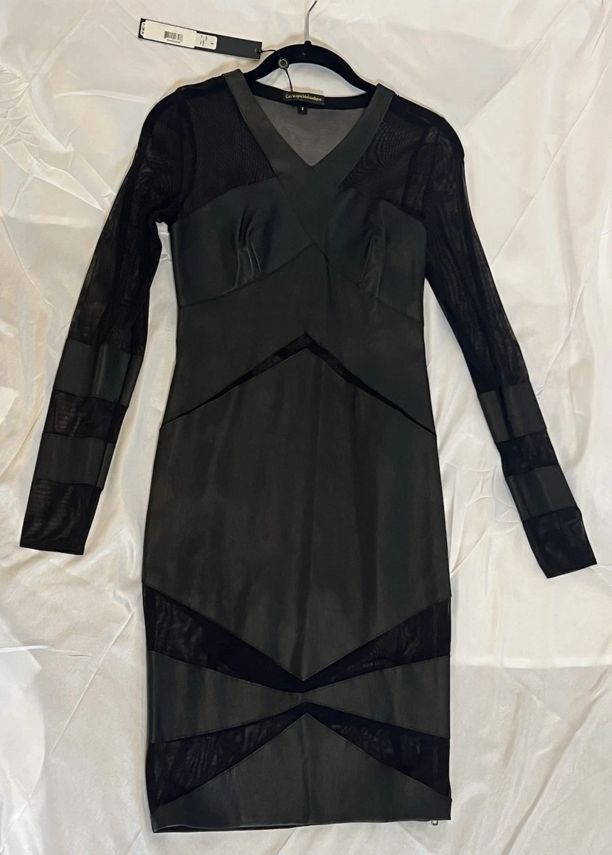 catherine malandrino leather dress Women's for sale Web Collection: Metallic