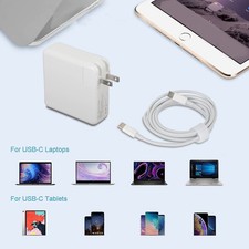30W - 96W Type-C Power Adapter Charger for Apple Macbook Air Pro Laptop