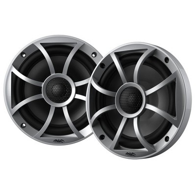 Wet Sounds RECON6-S 6.5'' Coaxial Speakers - Silver Grille - Pair (Open Box)