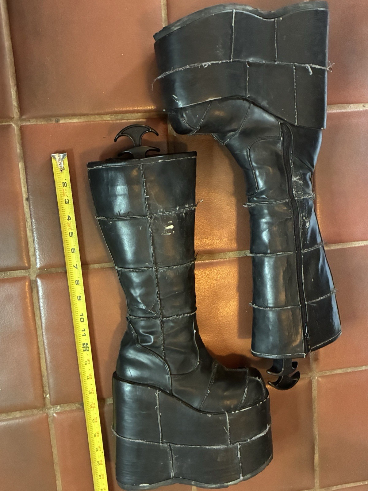 Rare Morbid Threads MT:2 Stack platform boots siz… - image 7