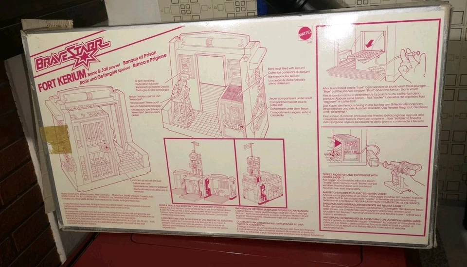 Mattel BRAVESTARR Fort Kerium Banca e Prigione Bank & Jail MISB Prezzo Stock - Immagine 2 di 3