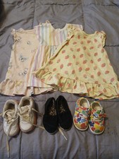Used Lot Garanimals Brand Dresses Size 12 Months and Toddler ShoesSizes 4 And 5