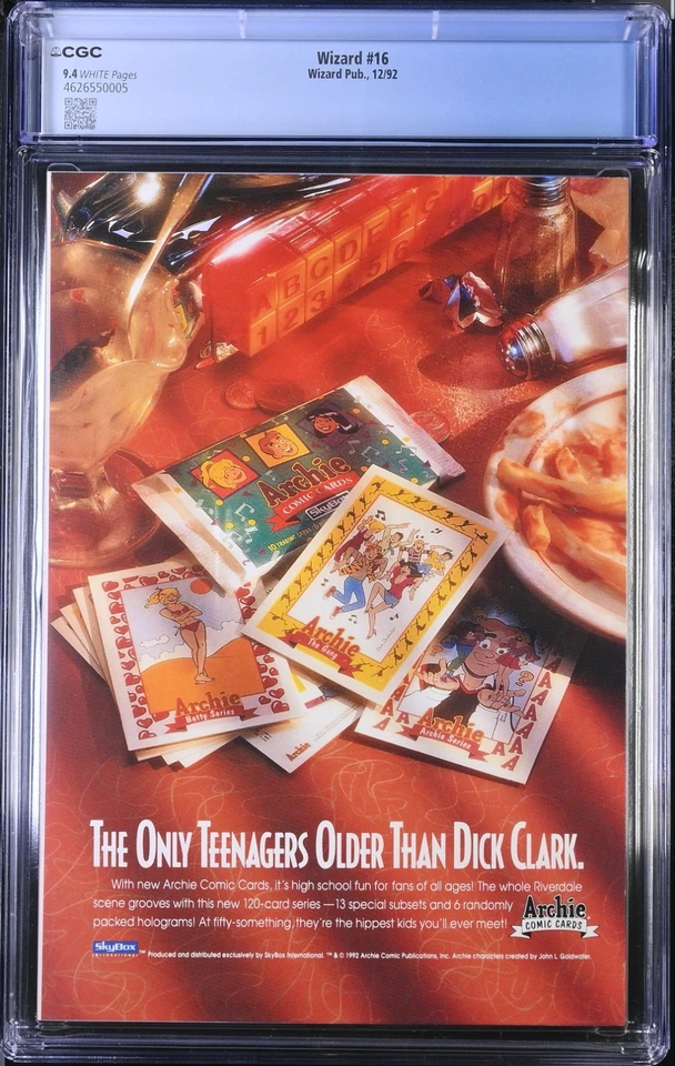 Wizard Magazine #16 CGC Graded 9.4 NM Jim Lee & Rob Liefeld Cover 1992 Image - Image 2 of 4