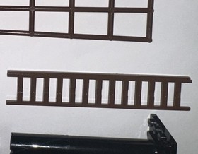 Lego 1x 4207 Brown 13 Rung Ladder Part Castle City Racers 6071 6061 4588 1A