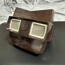 Vintage Sawyer's ViewMaster 1942 brązowa przeglądarka bakelitowa + 9 różnych bębnów