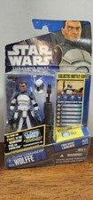 STAR WARS THE CLONE WARS CW48 CLONE COMMANDER WOLFFE 3.75  FIGURE FAST SHIPPING