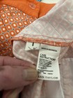 Ann Taylor Orange Argyll Print Capri Pants Women’s Sz 10 Cotton Stretch Pockets — photo 5