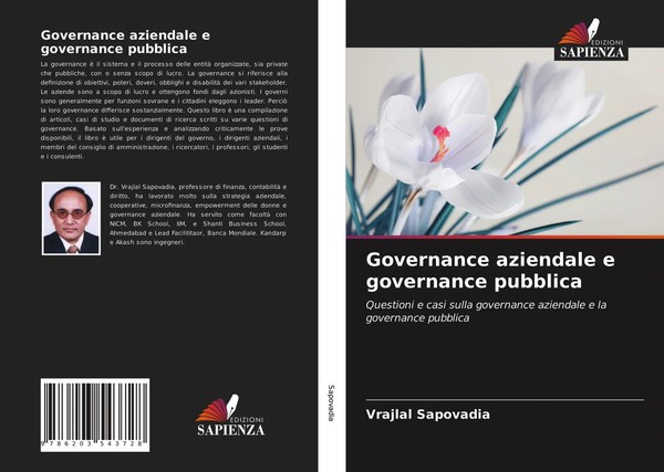 Governance Aziendale E Governance Pubblica Vrajlal Sapovadia Taschenbuch 2021-image