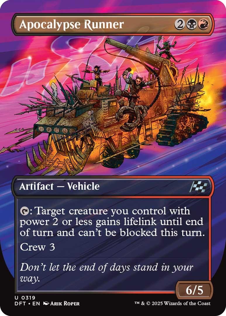 Apocalypse Runner (Borderless) - 319 - NM - Aetherdrift