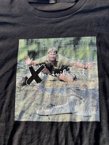 mr foamer simpson uncivilized size Medium Crocodile Hunter Steve Irwin - Picture 2 of 5
