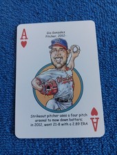 Gio Gonzalez Card Washington Nationals Hero Decks Playing Card Baseball Card MLB