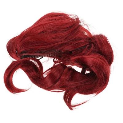 MARKENLOS Pferdeschwanz-Verlängerung, Klauenclip, lang, gewellt,