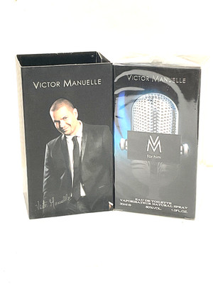 Victor Manuelle M for Him Eau de Toilette Spray 1 oz Hard to find New free ship
