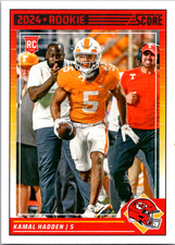 2024 Panini Score Football Rookie # 378 Kamal Hadden