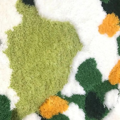Tufting Moos Teppich Rutschfester Flur Badezimmer Schlafzimmer Dekor