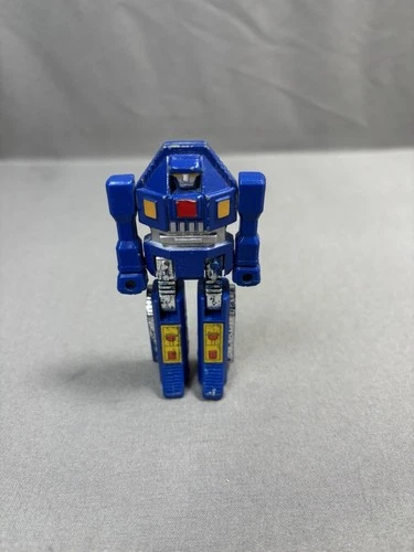 Vintage 1982 Gobots MR-02 Tank Bandai 1980s POPY Machine Robo Action Figure Blue