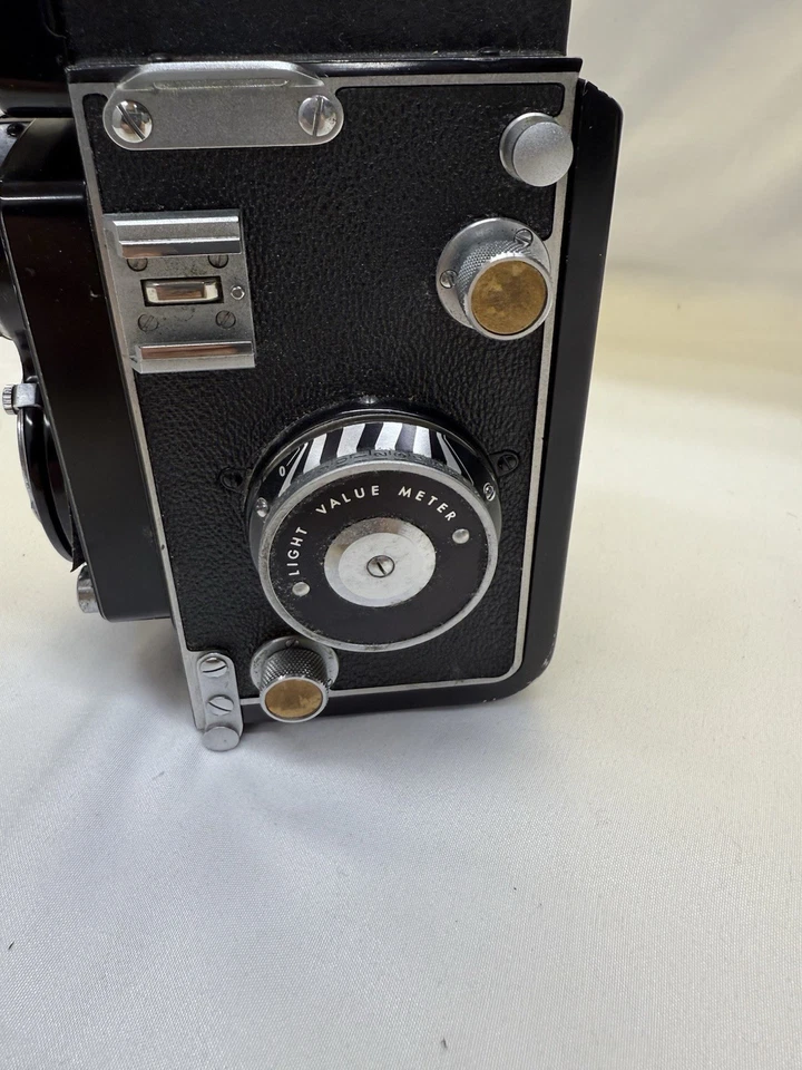 Cámara fotográfica de colección Minolta Autocord TLR Rokkor 75 mm 1:3,2 1958 modelo Seikosha MX Foto 3 de 4