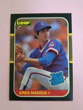 1987 Leaf Canadian - Rated Rookies Greg Maddux #36 (RC)