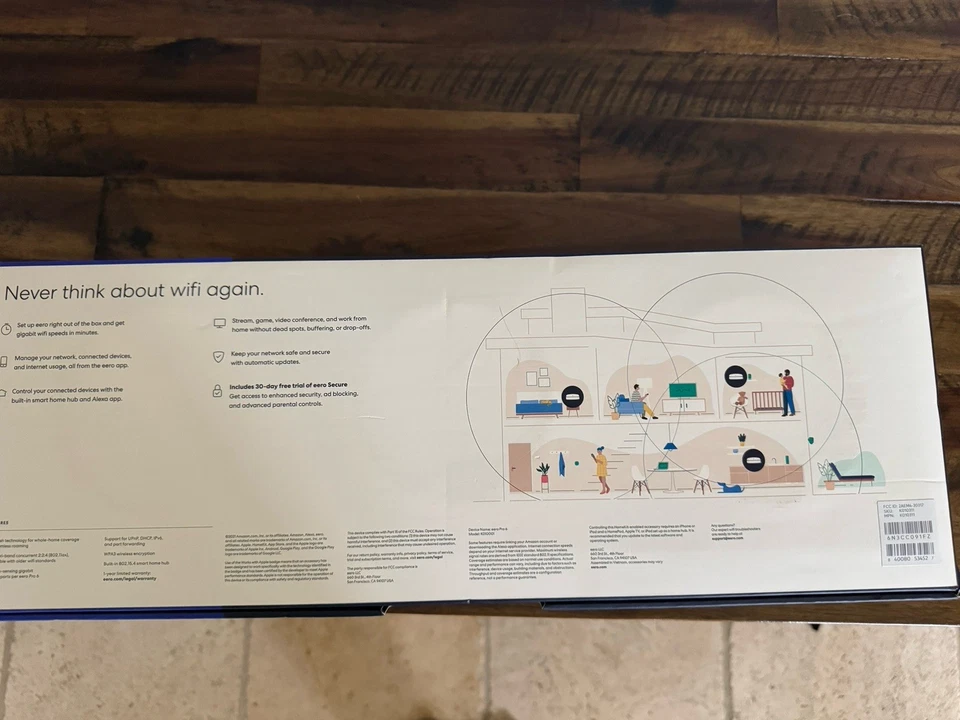 Eero Pro 6 Mesh Wifi 6 Router K010311 Tri-Band 3-Pack - Image 4 of 4