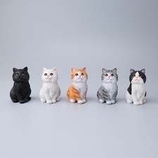 1PC Mini Cat Pet Model Car Interior Decoration Kitten Model Resin Cat Ornament