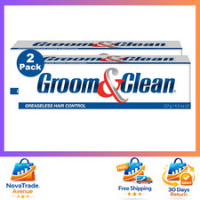 Groom Clean Greaseless Hair Control Gel For Man, 2-PACK 4.5 oz each