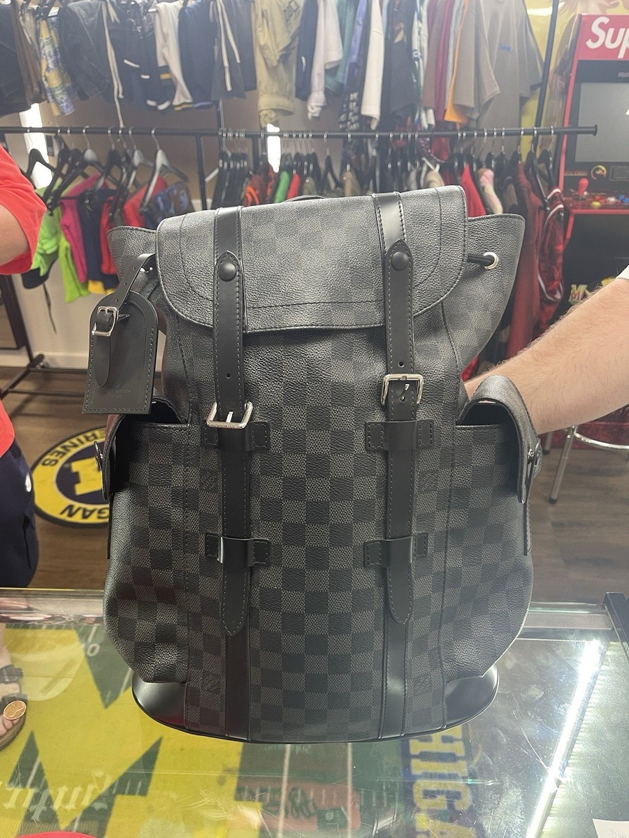 Louis Vuitton Christopher Backpack PM Black Canvas for sale online