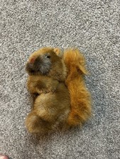 24K Polar Puff Squirrel Plush Stuffed Animal Vintage 1989