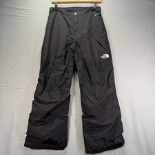 The North Face Ski Snowboard Pants Boys L 14-16 Black Insulated DryVent EZ Grow