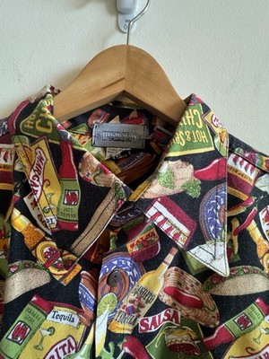 High Seas Trading Co. Men's XXL Fiesta Margarita Shirt Mexican Party VTG 90s USA