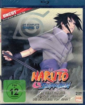 Naruto Shippuden - 17. Staffel: Episode 582-592 - Blu-ray - Neu & Sealed