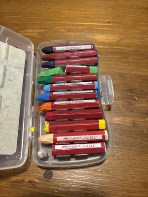 Oil Pasted Set Garner Castelle Used And Some Broken 