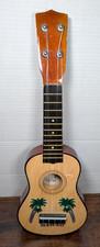 VINTAGE Hawaiian Hawaii Souvenir 17" Ukelele Aloha Palm Trees 1980's