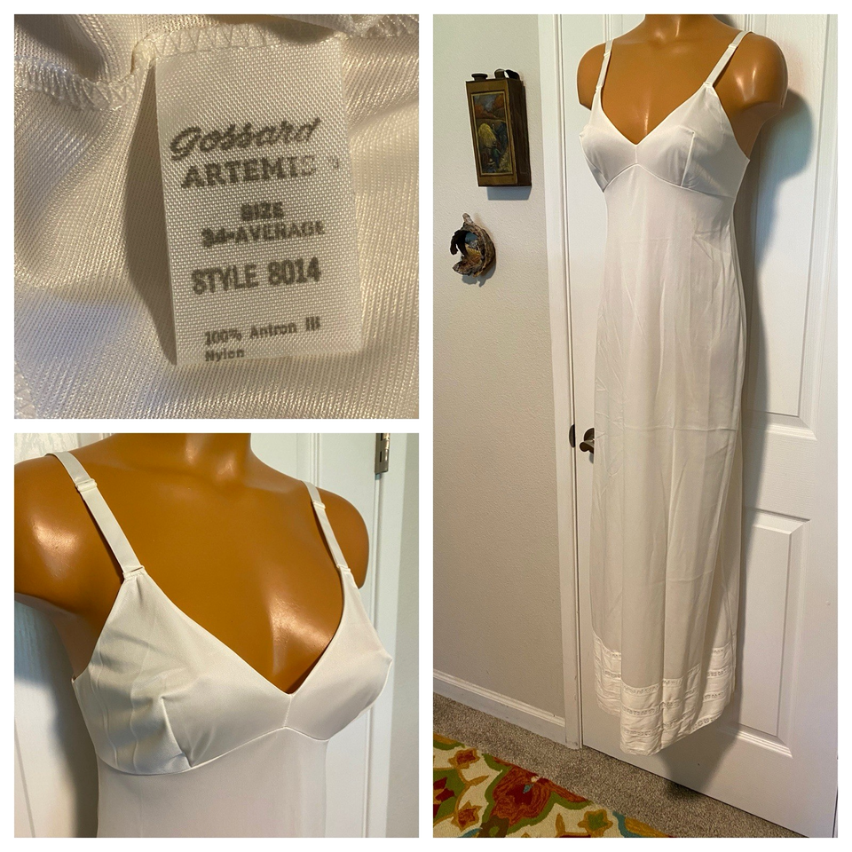 Slip Vintage Gossard Artemis Taille 34 (nude/rose) - Neuf Sans étiquette, Bretelles Ajustables En Nylon