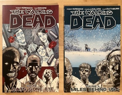 The Walking Dead TPB Vol. 1 & 2 Image Comics Robert Kirkman