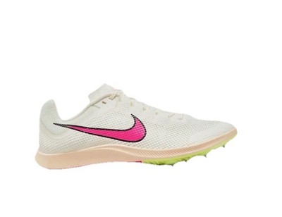 Nike Zoom Rival Distance Mens 9.5/Womens 10.5 Sail/Fierce Pink/Light Lemon Twist
